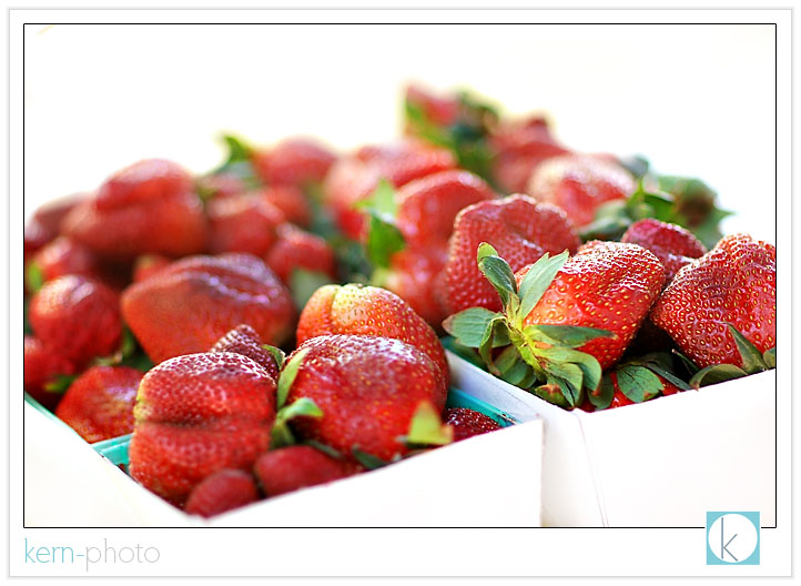 locally-grown strawberries for a whopping $6